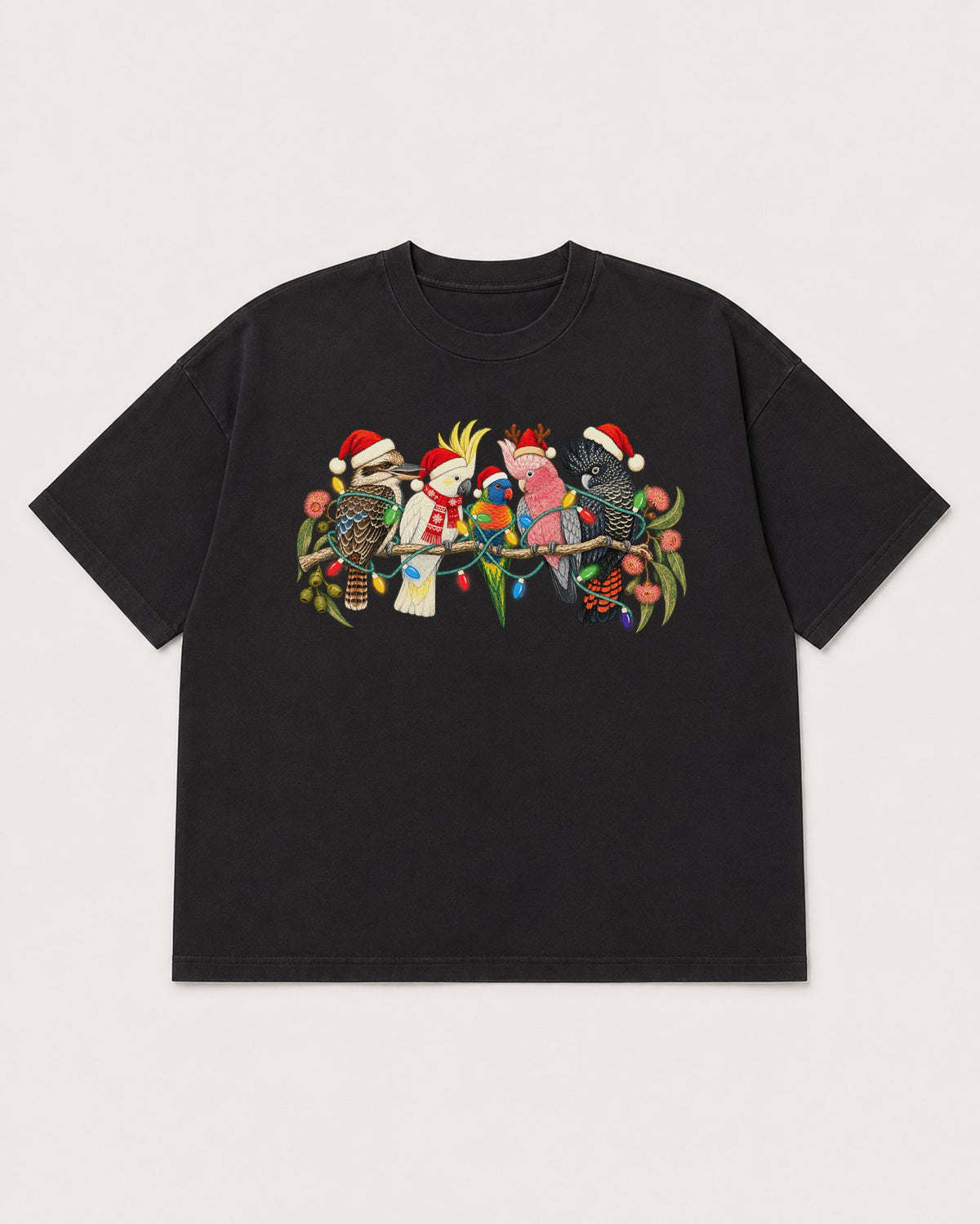 Mockup Boxy Heavyweight Tee Black product