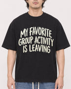 Mockup Boxy Heavyweight Tee Black male close-up 03