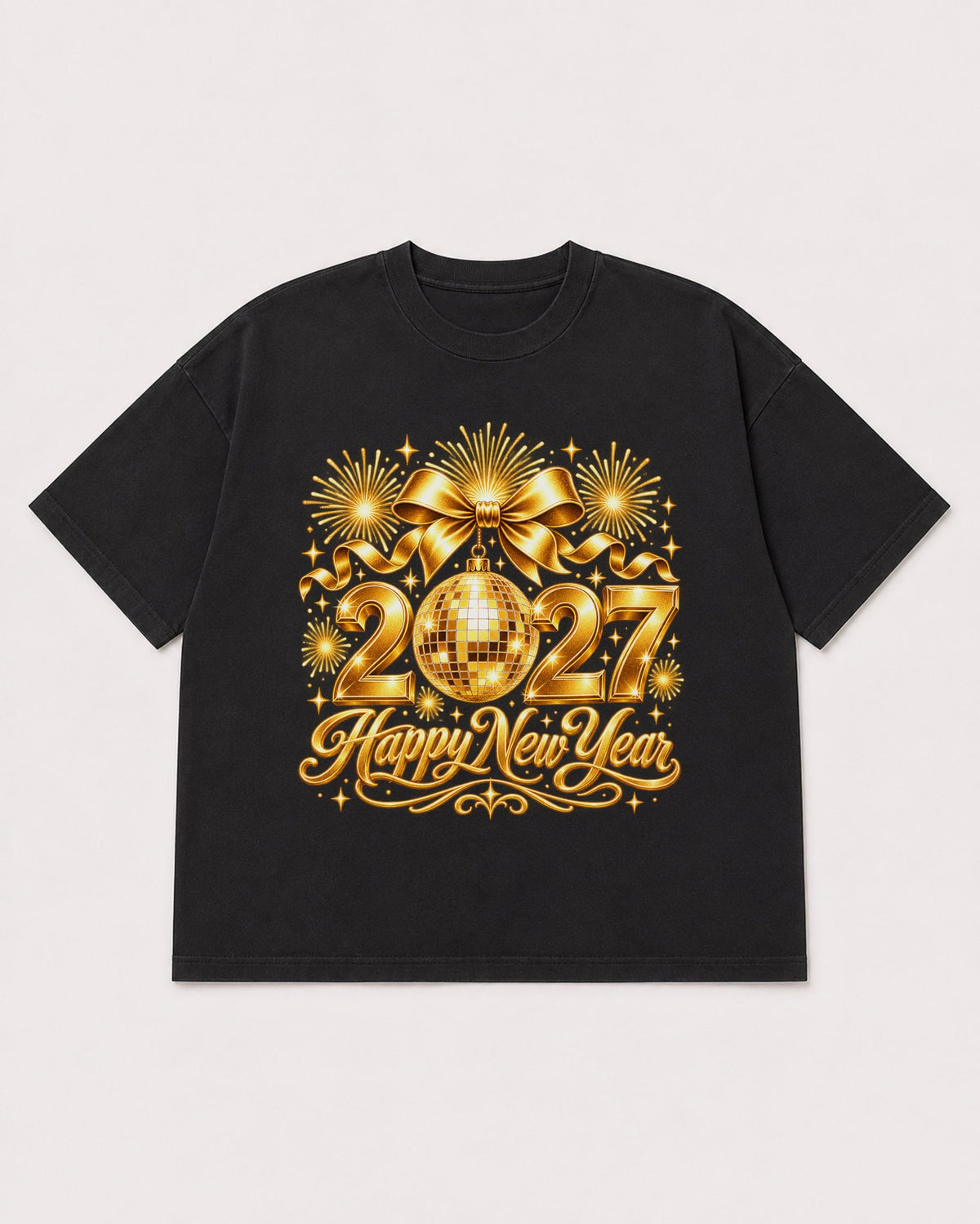 Mockup Boxy Heavyweight Tee Black product