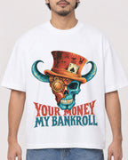 Mockup Boxy Heavyweight Tee White male close-up 02