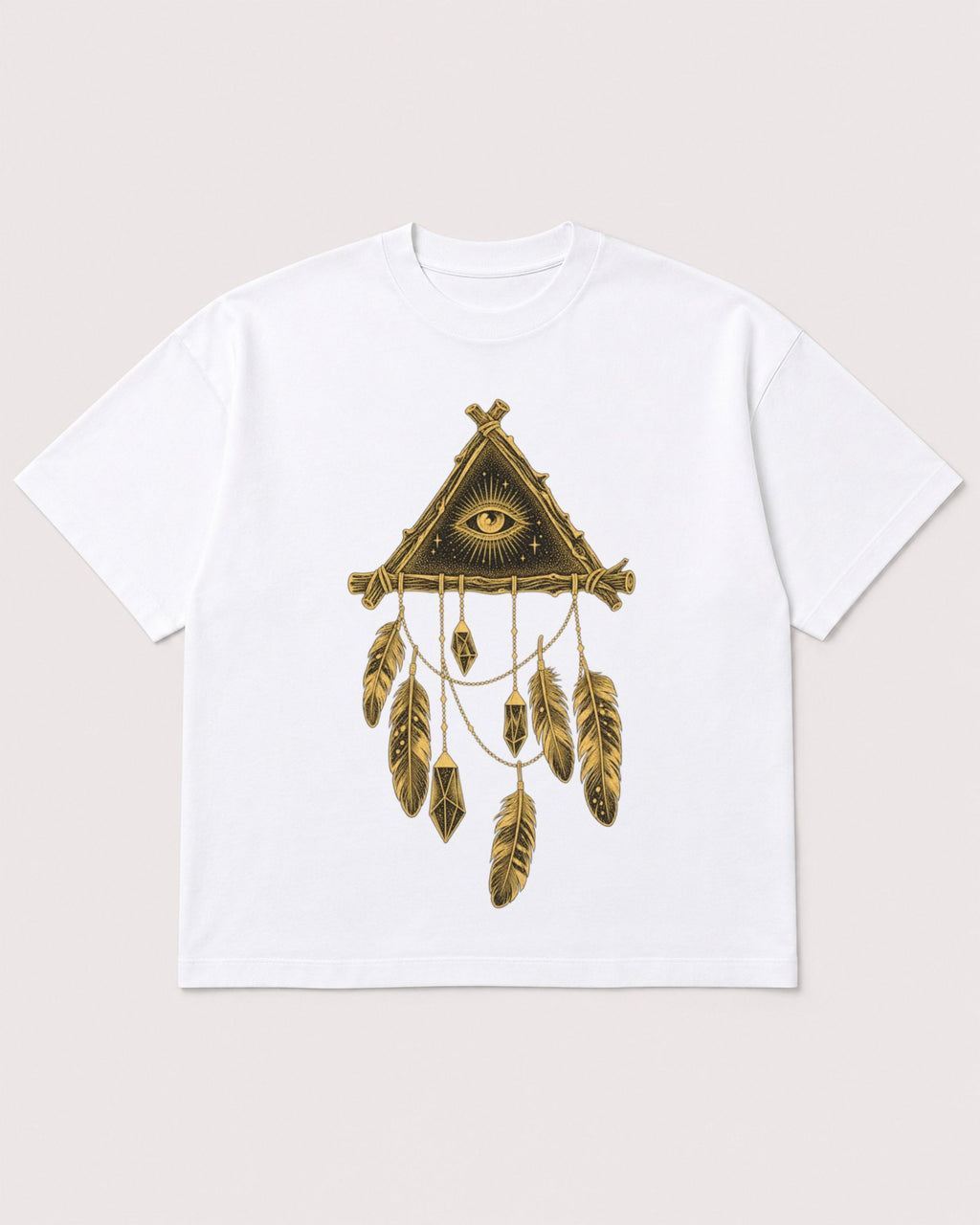 Mockup Boxy Heavyweight Tee White product