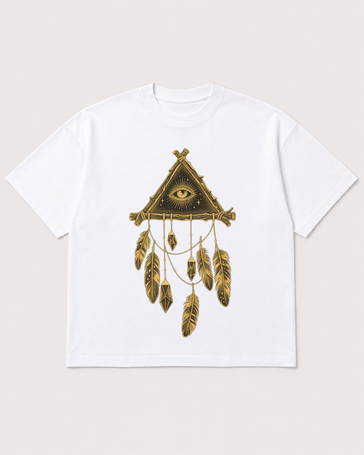 Mockup Boxy Heavyweight Tee White product