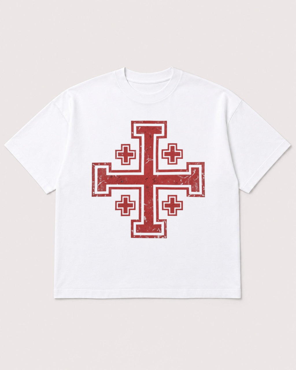 Mockup Boxy Heavyweight Tee White product