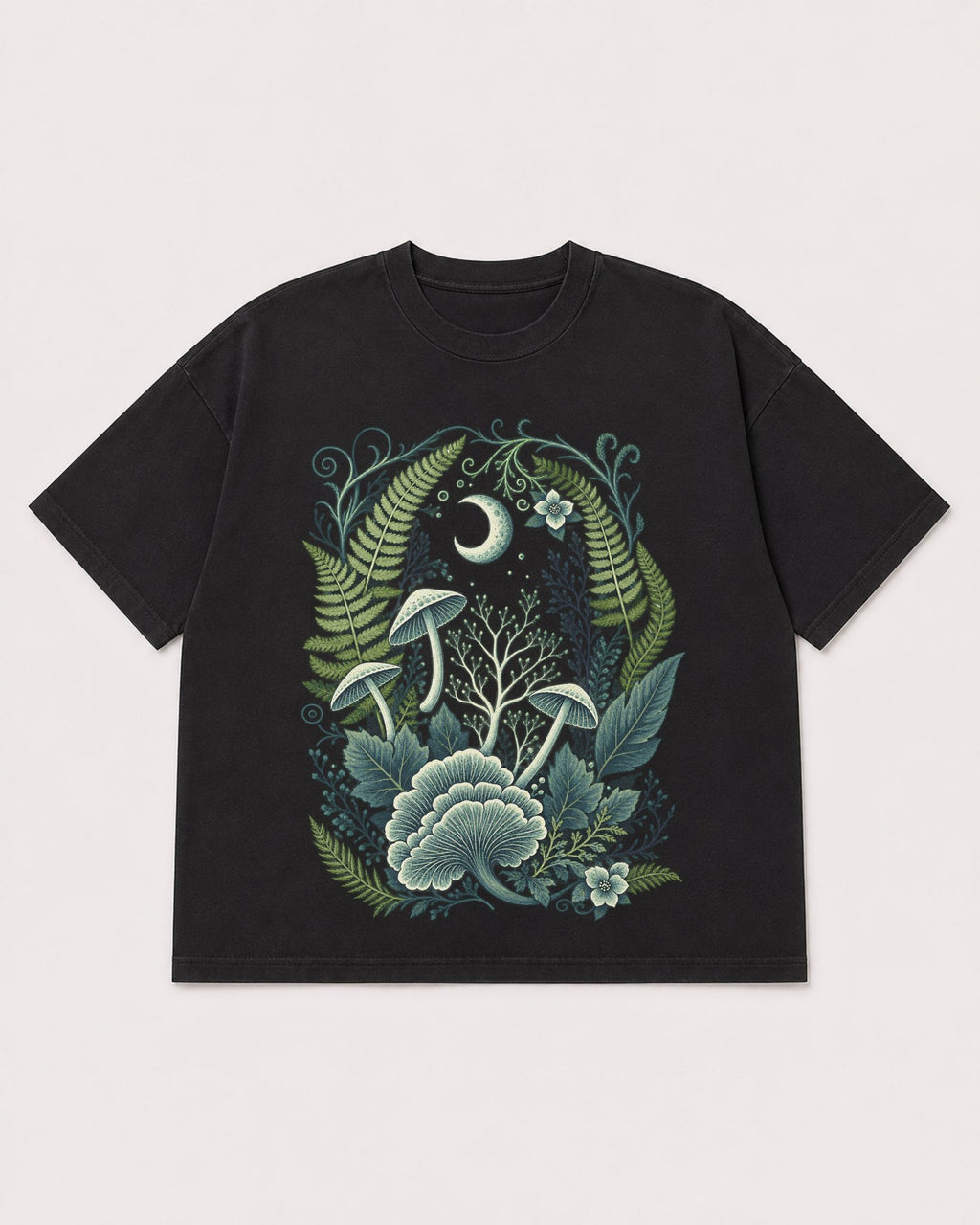 Mockup Boxy Heavyweight Tee Black product
