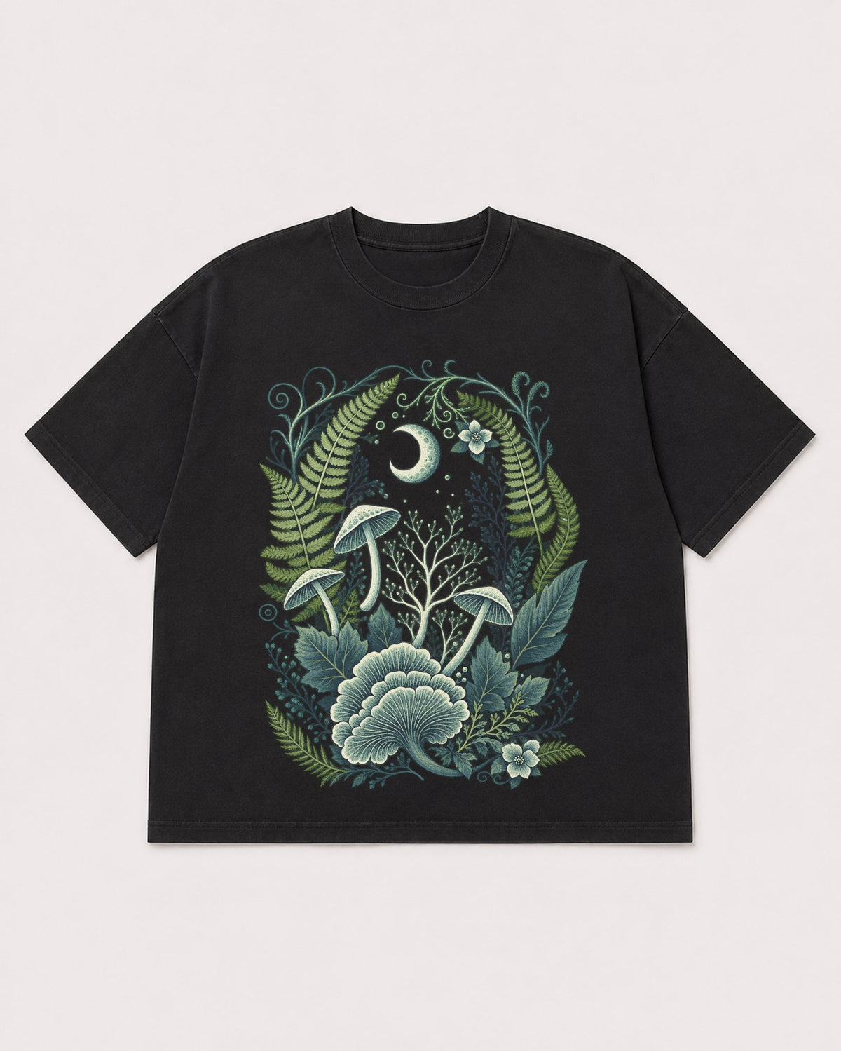 Mockup Boxy Heavyweight Tee Black product