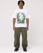 Mockup Boxy Heavyweight Tee White male full-body 04
