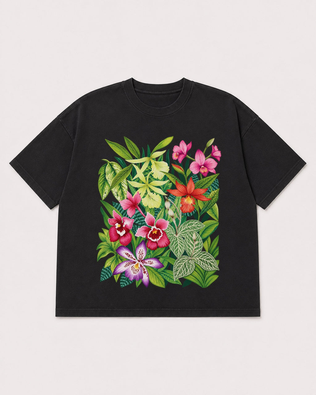 Mockup Boxy Heavyweight Tee Black product