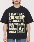 Mockup Boxy Heavyweight Tee Black male close-up 23
