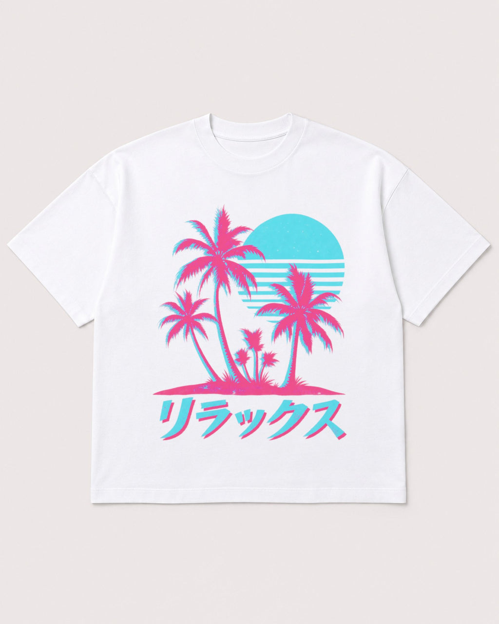 Mockup Boxy Heavyweight Tee White product