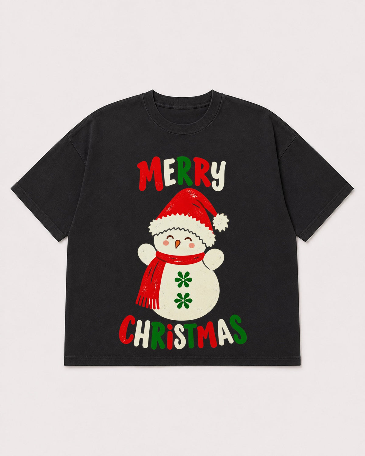 Mockup Boxy Heavyweight Tee Black product