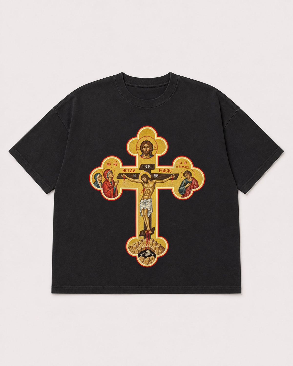 Mockup Boxy Heavyweight Tee Black product