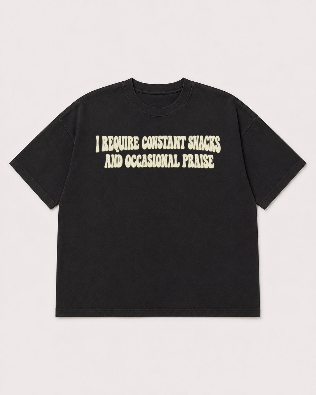 Mockup Boxy Heavyweight Tee Black product