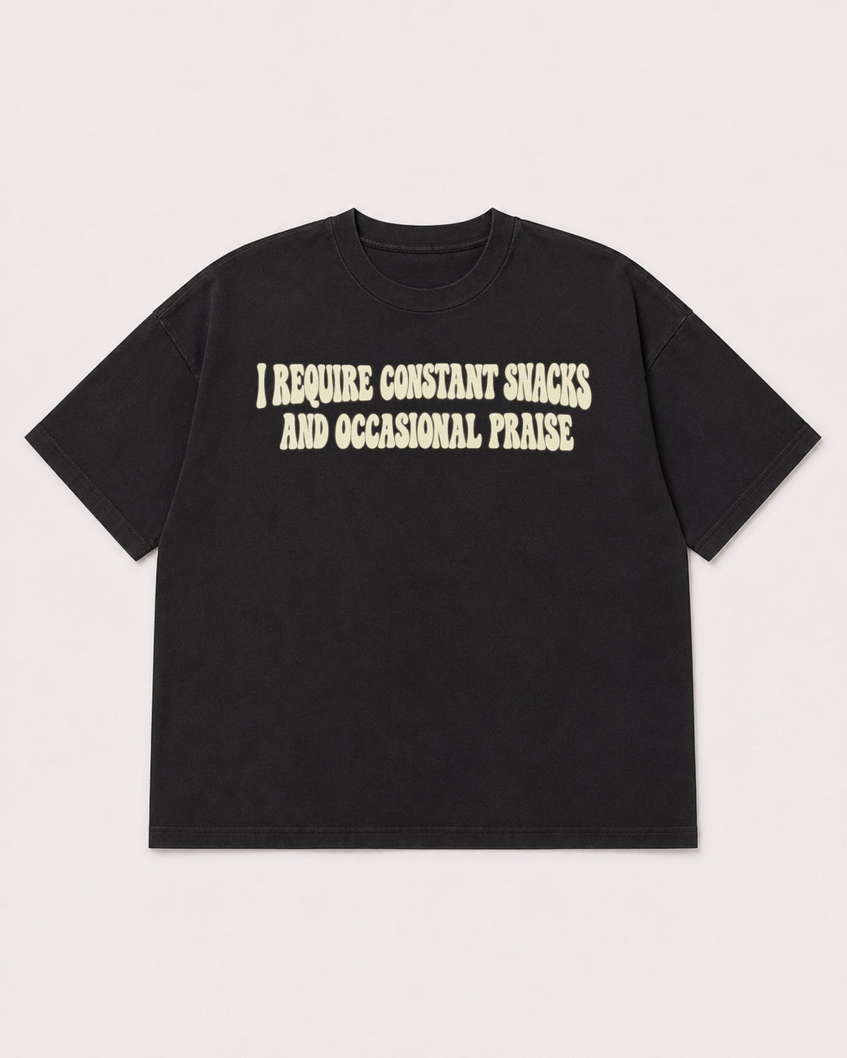 Mockup Boxy Heavyweight Tee Black product