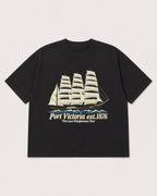 Mockup Boxy Heavyweight Tee Black product