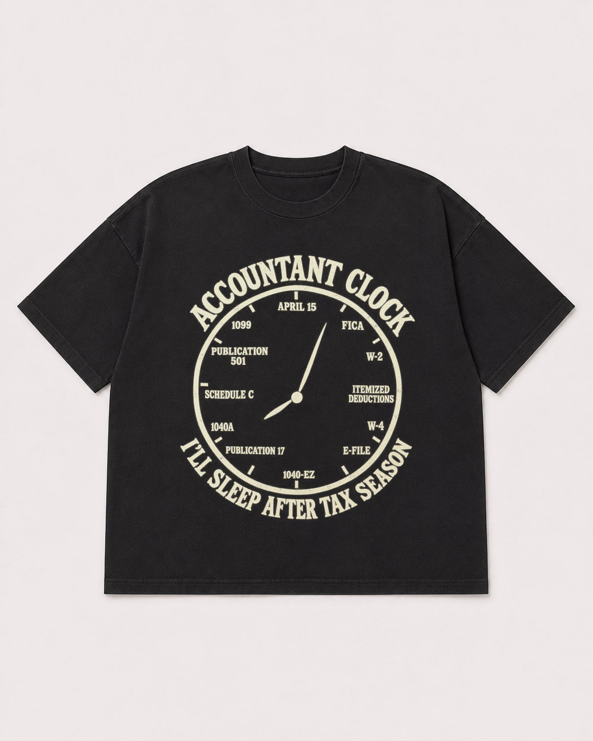 Mockup Boxy Heavyweight Tee Black product