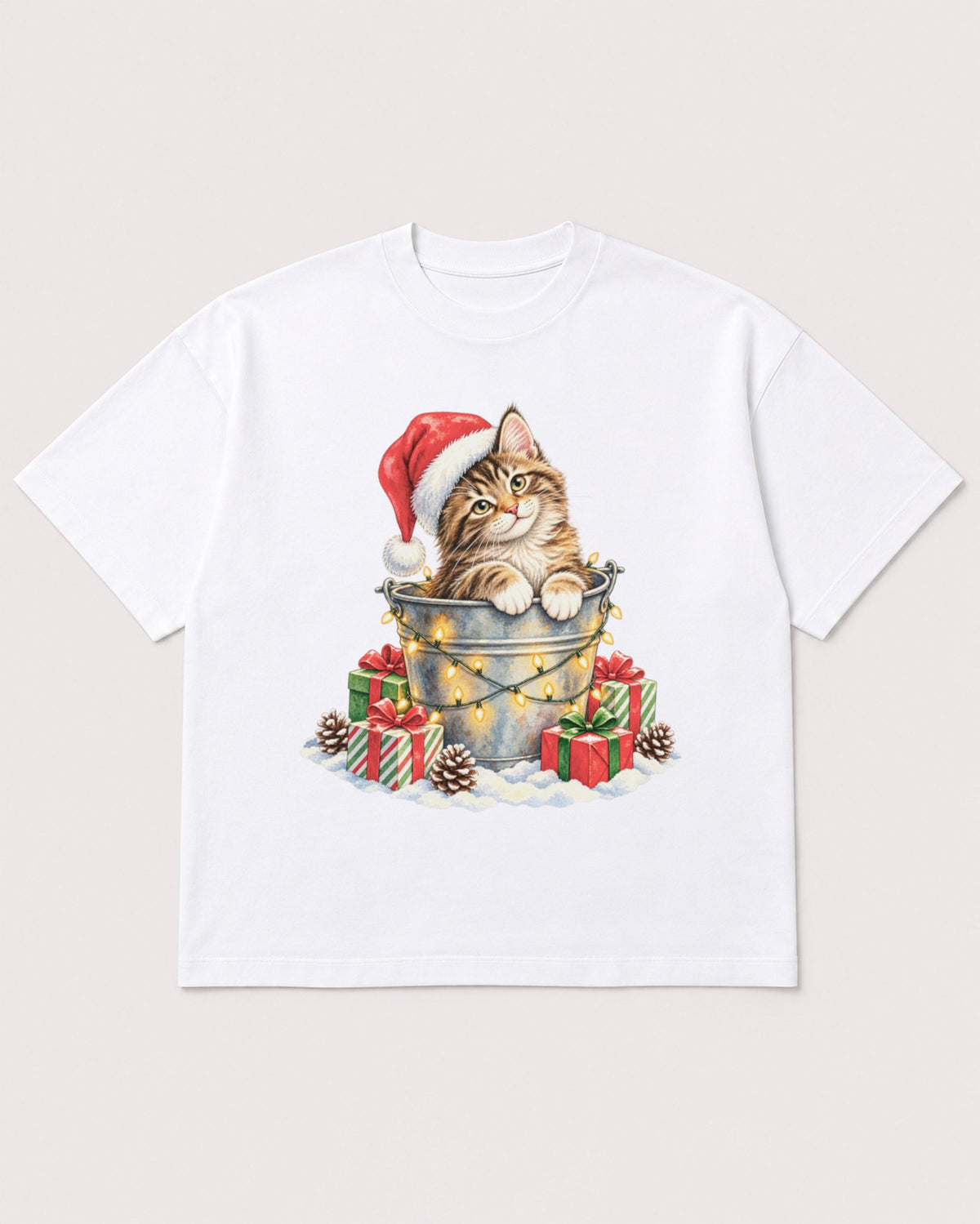 Mockup Boxy Heavyweight Tee White product