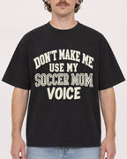 Mockup Boxy Heavyweight Tee Black male close-up 09