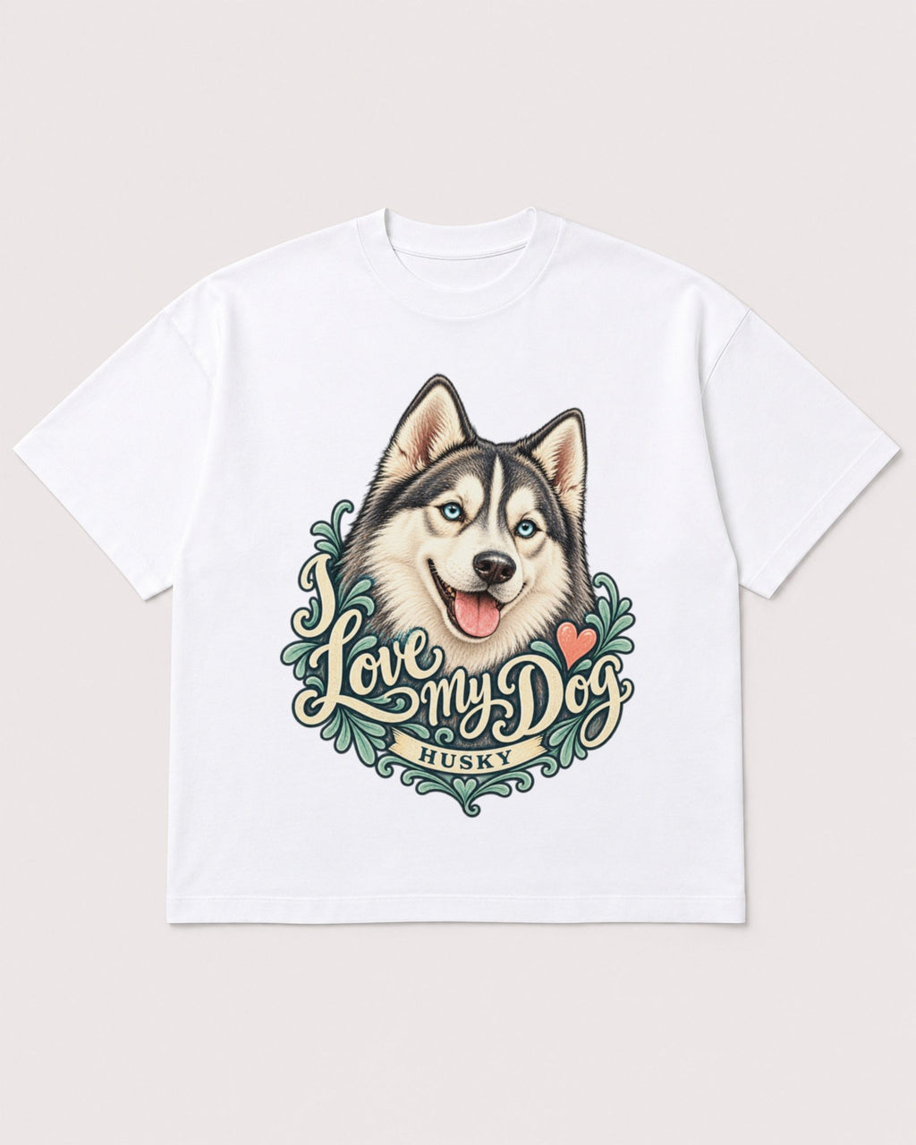 Mockup Boxy Heavyweight Tee White product