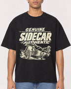Mockup Boxy Heavyweight Tee Black male close-up 10