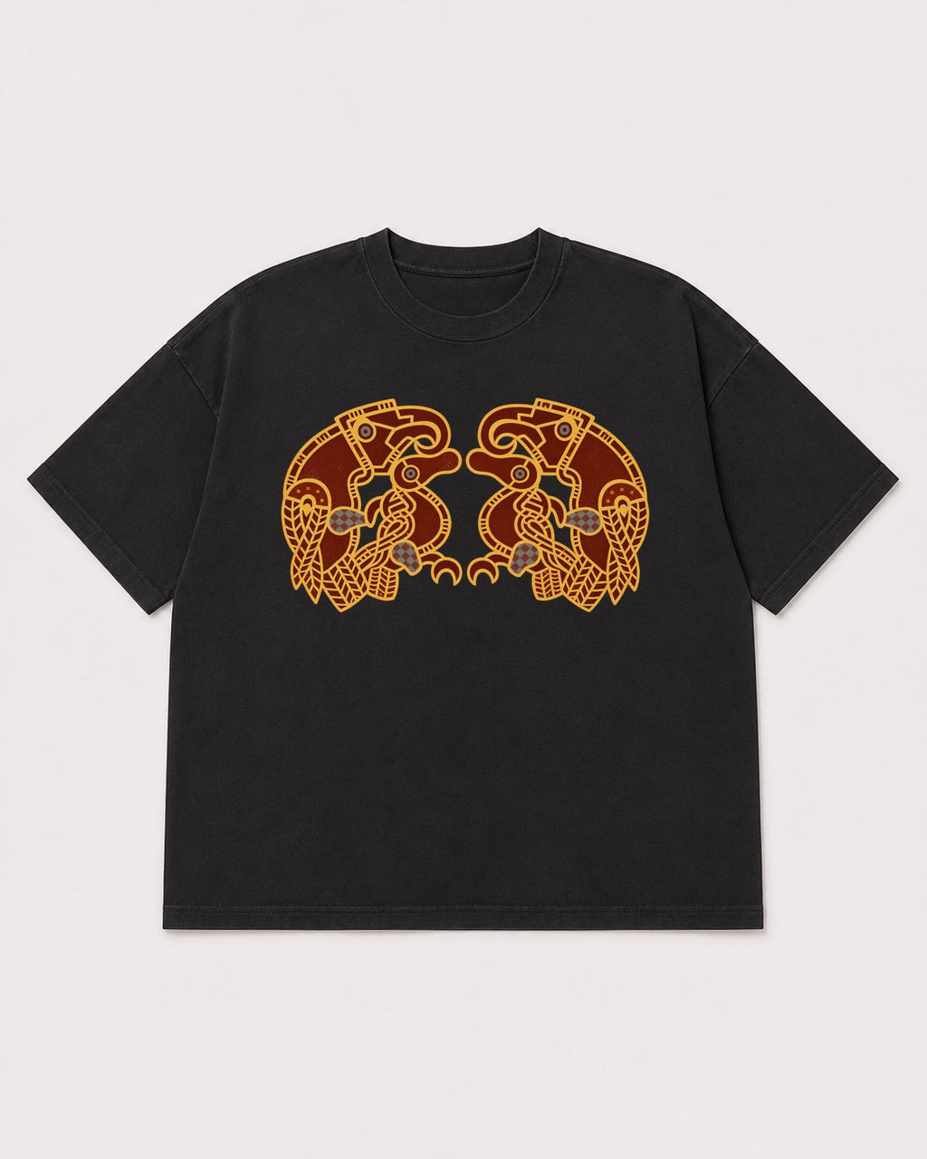 Mockup Boxy Heavyweight Tee Black product