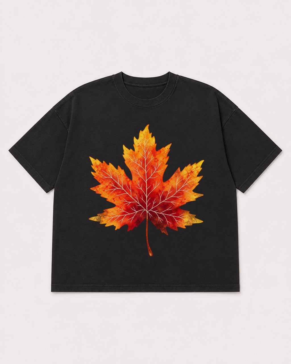 Mockup Boxy Heavyweight Tee Black product