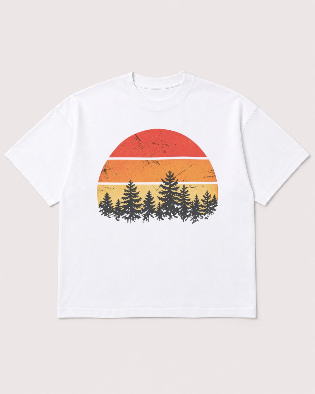 Mockup Boxy Heavyweight Tee White product