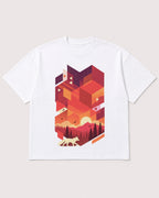 Mockup Boxy Heavyweight Tee White product