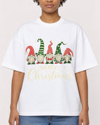Mockup Boxy Heavyweight Tee White female close-up 35