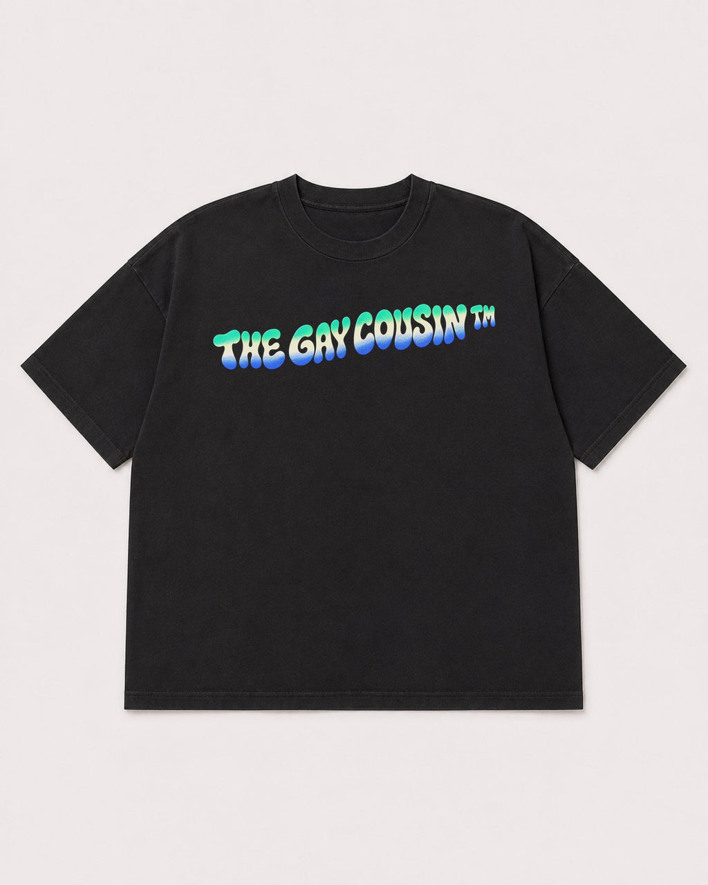 Mockup Boxy Heavyweight Tee Black product