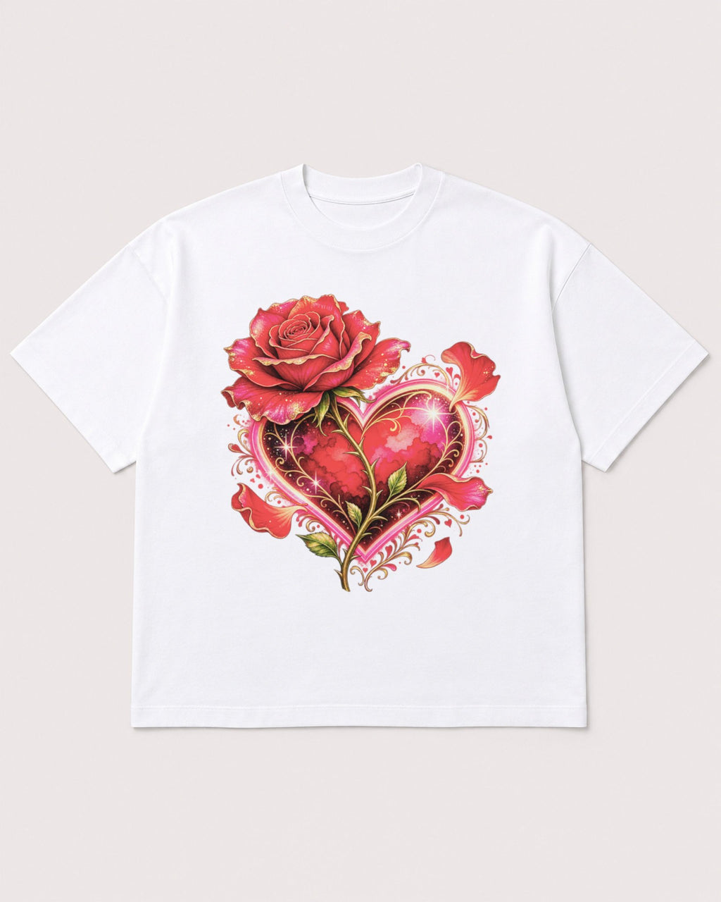 Mockup Boxy Heavyweight Tee White product