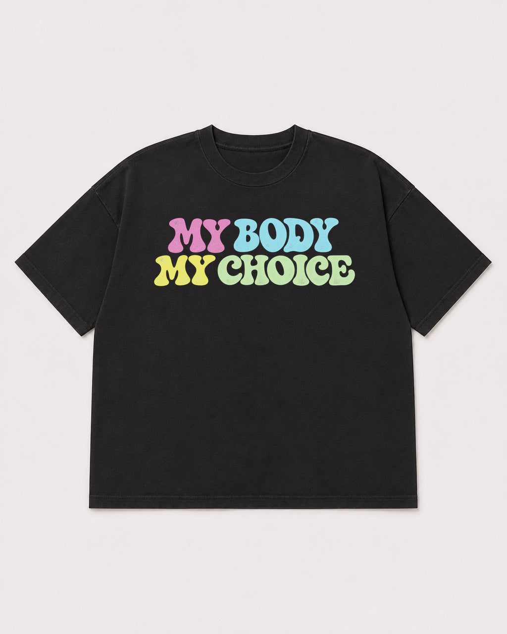 Mockup Boxy Heavyweight Tee Black product