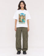 Mockup Boxy Heavyweight Tee White female full-body 02