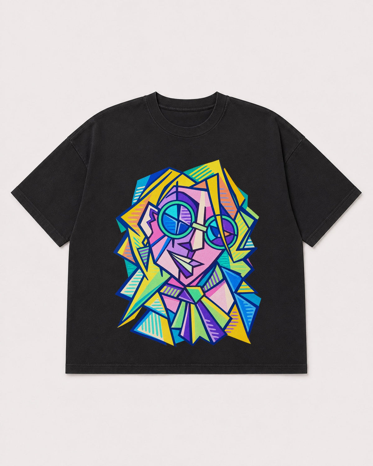 Mockup Boxy Heavyweight Tee Black product