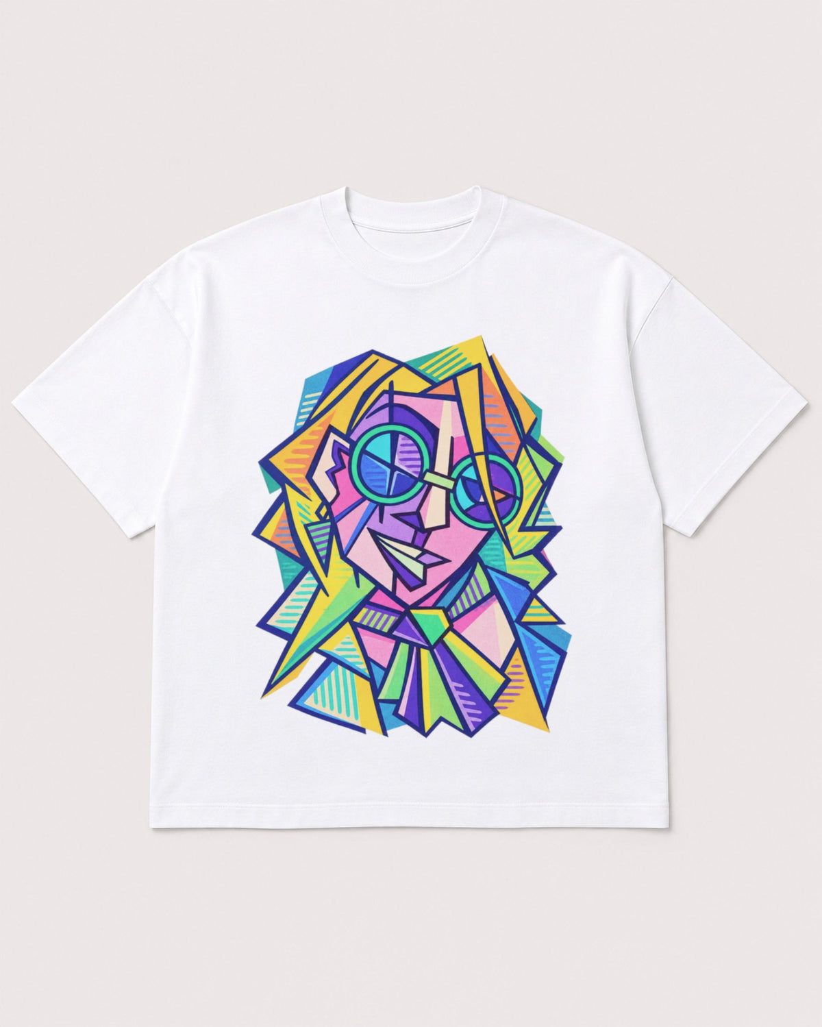 Mockup Boxy Heavyweight Tee White product