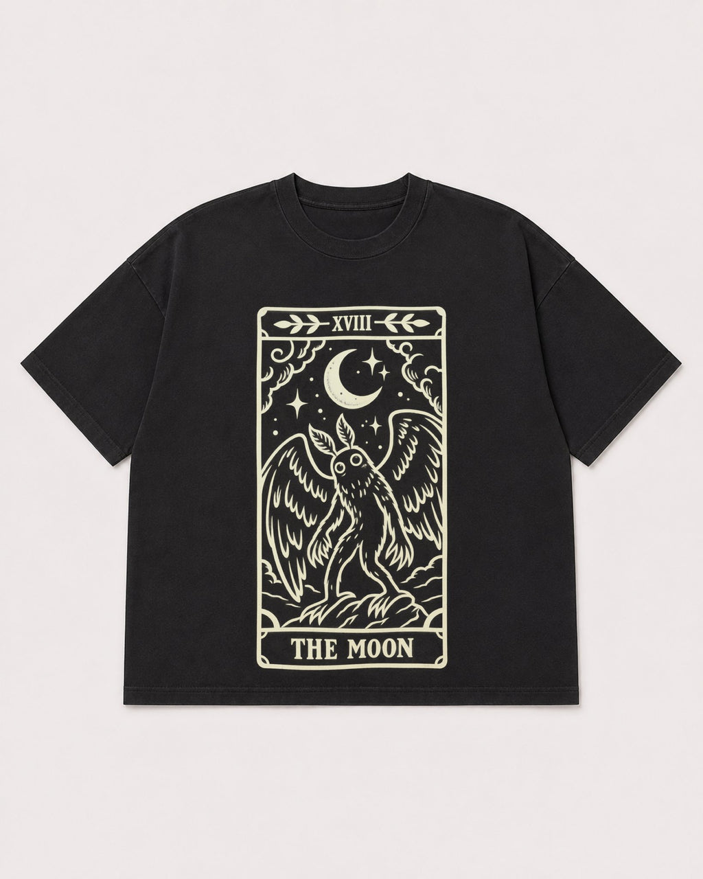 Mockup Boxy Heavyweight Tee Black product