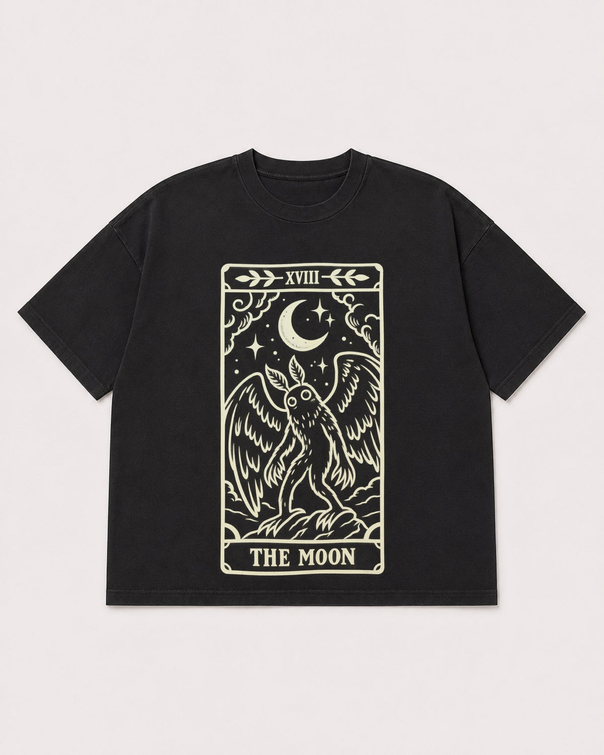 Mockup Boxy Heavyweight Tee Black product