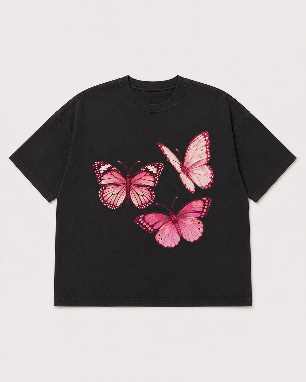 Mockup Boxy Heavyweight Tee Black product