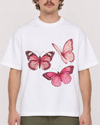 Mockup Boxy Heavyweight Tee White male close-up 09