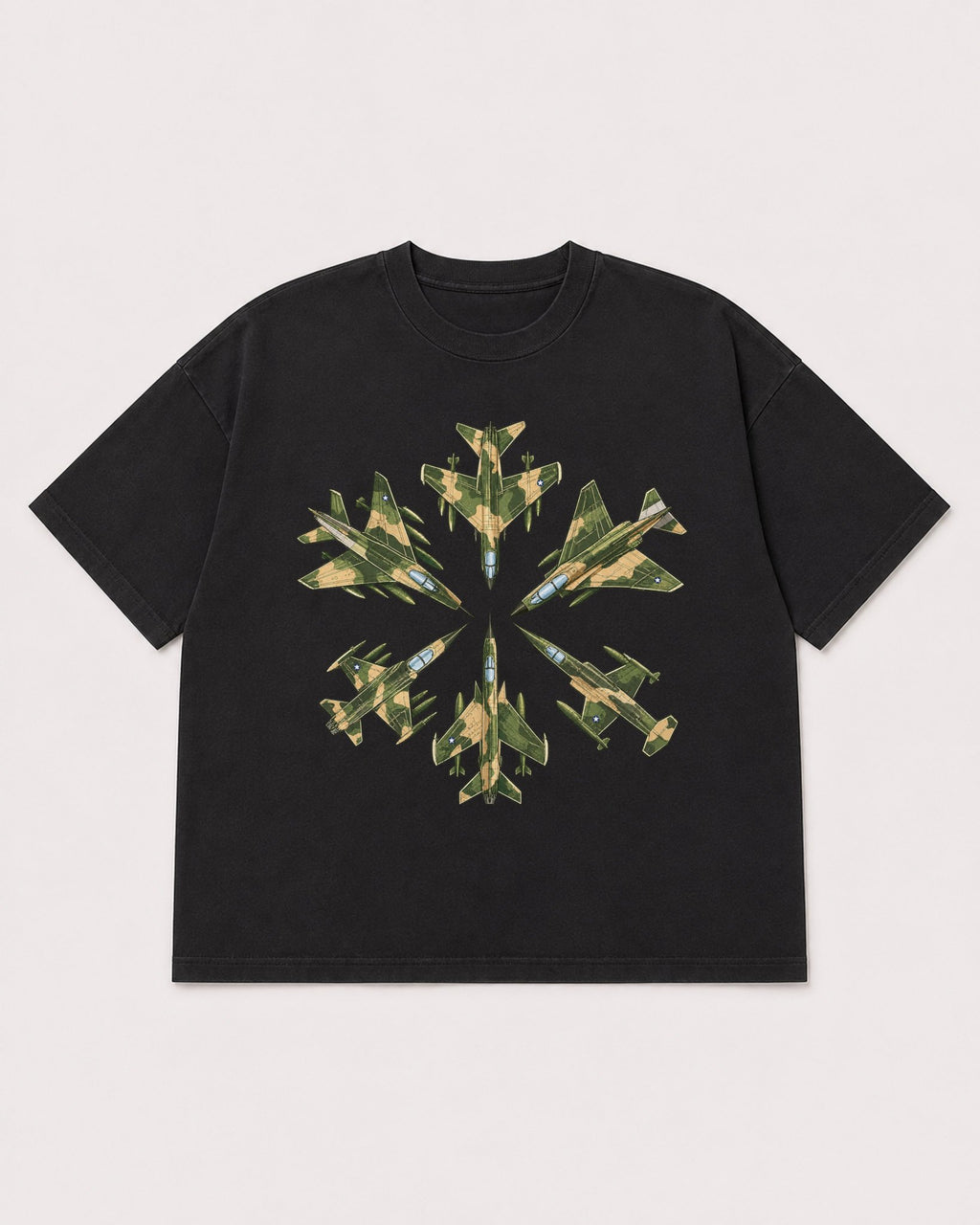 Mockup Boxy Heavyweight Tee Black product