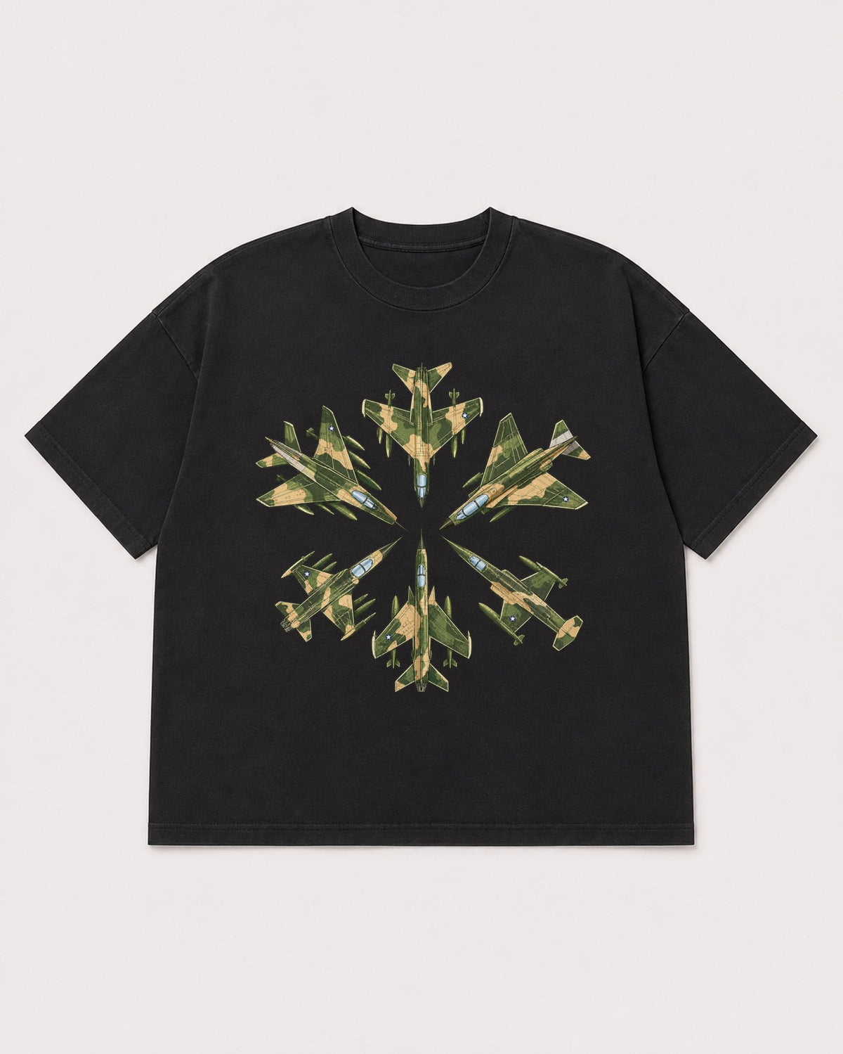 Mockup Boxy Heavyweight Tee Black product