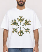Mockup Boxy Heavyweight Tee White male close-up 07