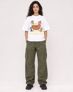 Mockup Boxy Heavyweight Tee White female full-body 07