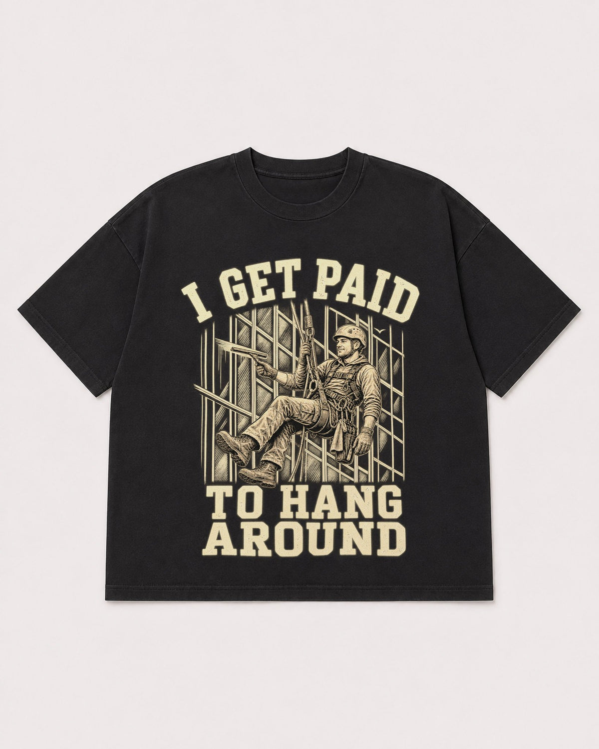 Mockup Boxy Heavyweight Tee Black product