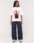 Mockup Boxy Heavyweight Tee White female full-body 04