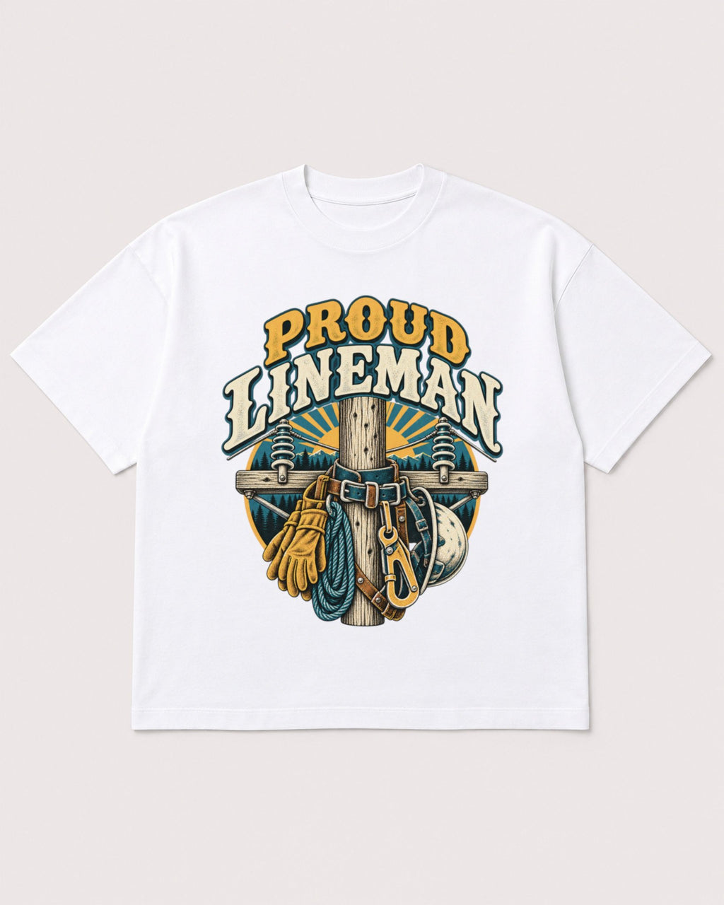 Mockup Boxy Heavyweight Tee White product
