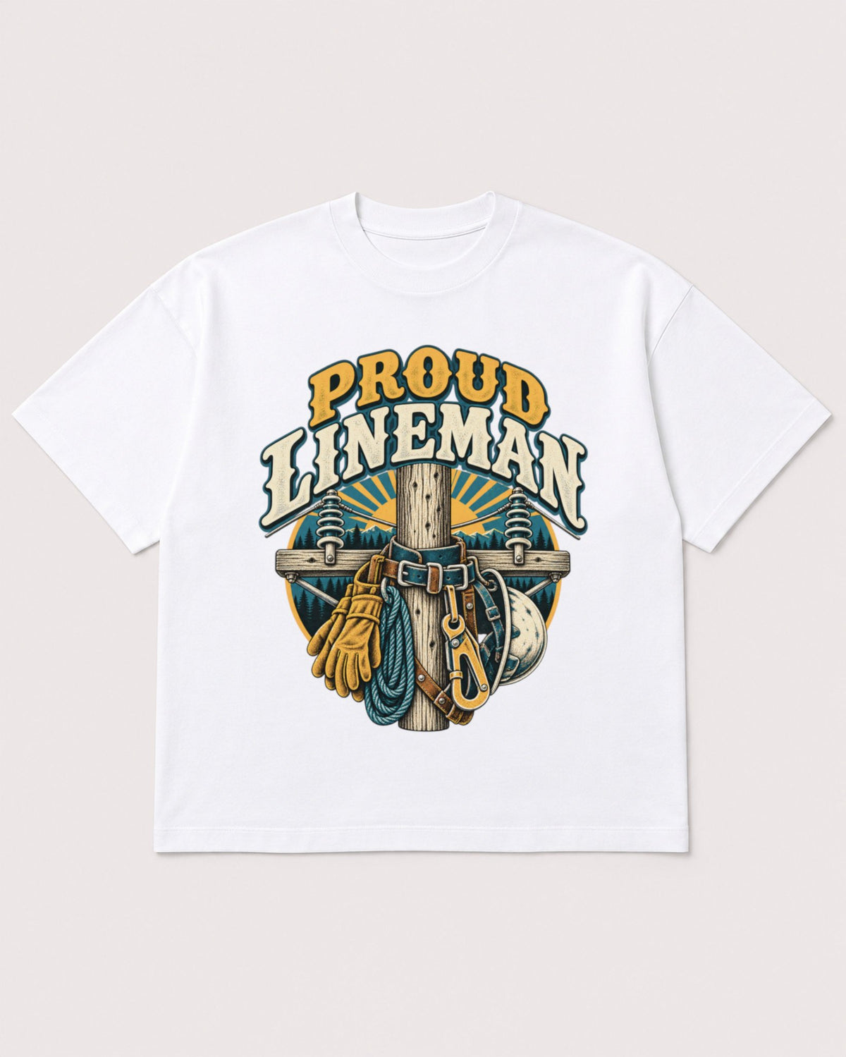 Mockup Boxy Heavyweight Tee White product