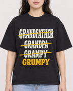 Mockup Boxy Heavyweight Tee Black female close-up 03