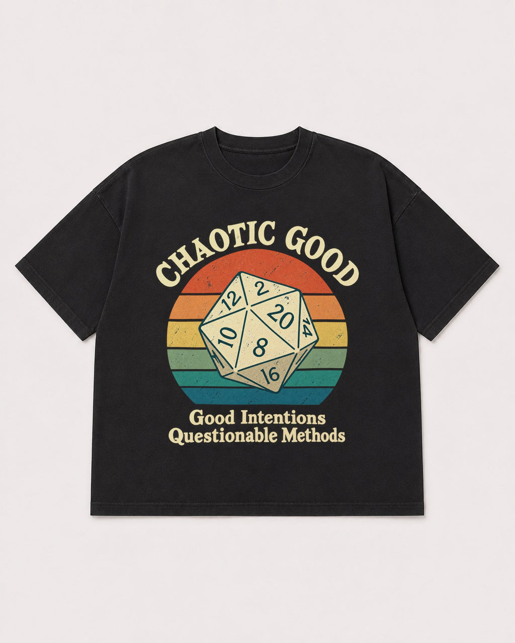 Mockup Boxy Heavyweight Tee Black product