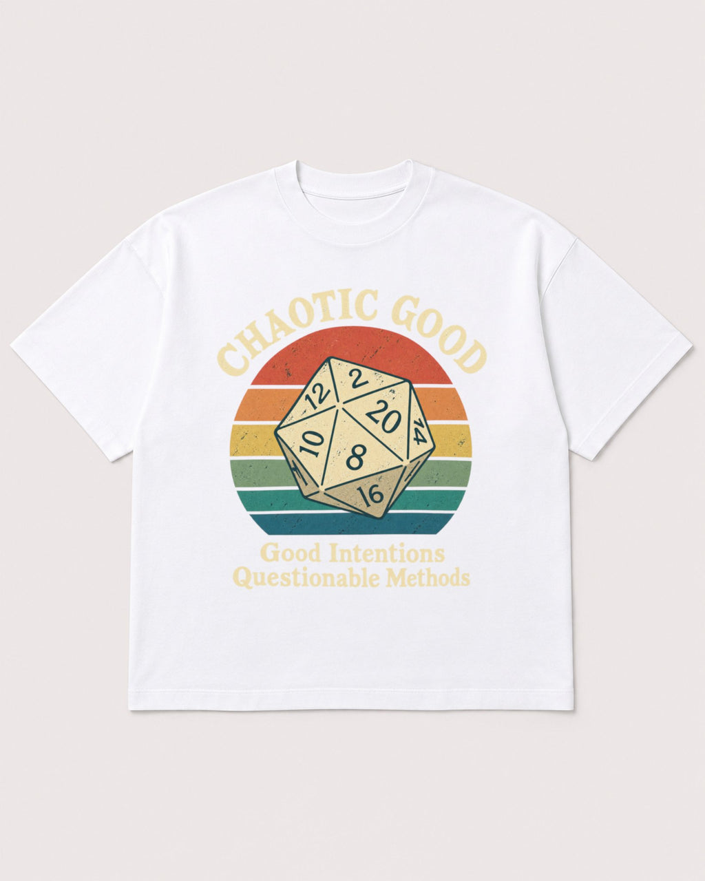 Mockup Boxy Heavyweight Tee White product