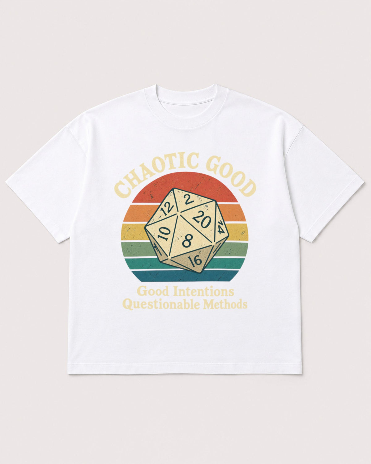 Mockup Boxy Heavyweight Tee White product